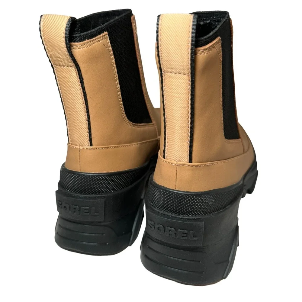 SOREL Women's Brex Waterproof‎ Chelsea Boots Tawny Buff Size 5 New